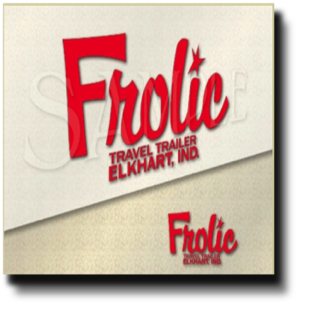 Frolic Travel Trailer Decal